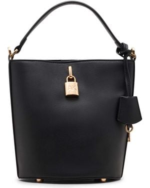Anne Klein Small Lock Bucket - Black