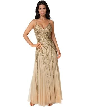 Bebe Beaded Gown - Natural