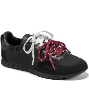 DKNY Arianna Lace-up Sneakers - Red