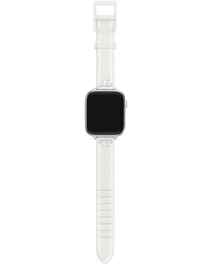 Tory Burch T Wrap Jelly Band For Apple Watch - Black