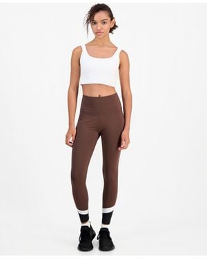 ID Ideology Compression High-waist Colorblock leggings - White