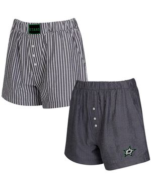 Concepts Sport 2-pack Dallas Stars Boxer Shorts Set - Gray
