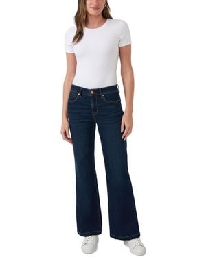 Seven7 Bella High-rise Wide-leg Jeans - Blue