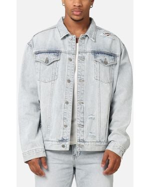 Saint Morta Denim Trucker Jacket - Blue