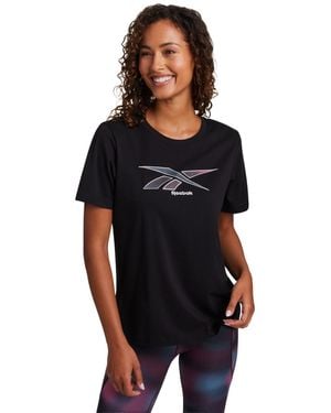 Reebok Vector Graphic Crewneck T-shirt - Black
