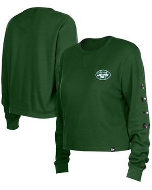 KTZ New York Jets Sport Night Thermal Long Sleeve T-shirt - Green