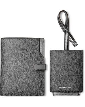 Michael Kors Jet Set Passport Wallet - Gray