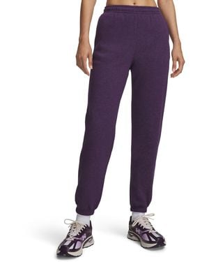 Under Armour Rival Fleece Gym Pants - Purple