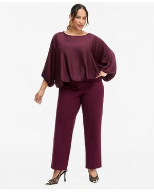 INC International Concepts Plus Size Incredible Stretch Straight High-rise Pull-on Pants