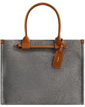 Jason Wu Structured Felt Tote - Brown
