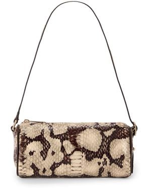 Brahmin Billie Small Barrel Shoulder Handbag - Metallic