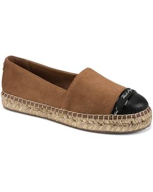 Karl Lagerfeld Millicent Flat Espadrille - Brown
