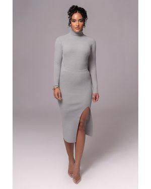 JLUXLABEL Gray Cardinal Essential Knit Skirt