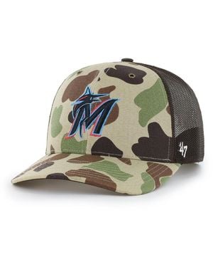 '47 Miami Marlins Duck Trucker Hat - Green