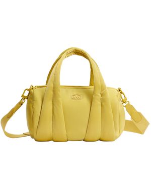 Sam Edelman Trissa Nylon Small Barrel Bag - Yellow
