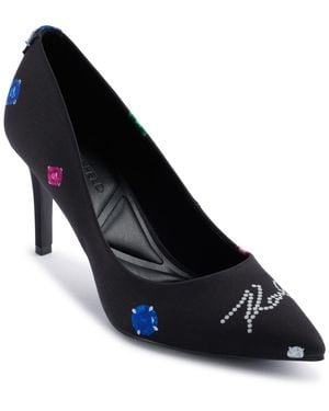 Karl Lagerfeld Royale Jewels High Pumps - Blue