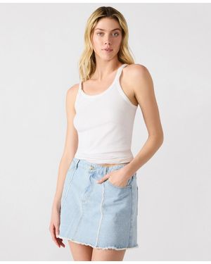 Steve Madden Cheri Denim Skirt - Blue