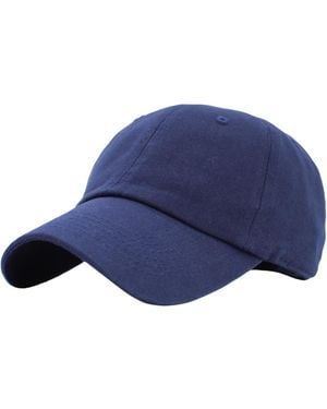 FURLING Classic Cotton Adjustable Low Crown Baseball Cap - Blue