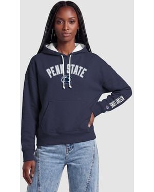 Champion Navy Penn State Nittany Lions Fleece Hoodie - Blue