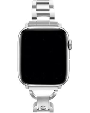 The Posh Tech Avery Stainless Steel Band For Apple Watch - Black