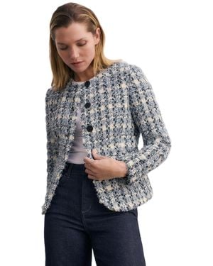 The Fold Sunbury Tweed Jacket - Gray
