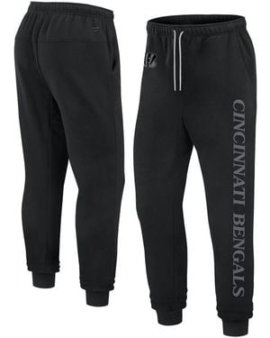 Fanatics And Cincinnati Bengals Elements Phenom Fleece jogger Pants - Black