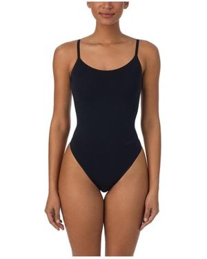 DKNY Seamless Litewear Bodysuit Dk4029 - Blue