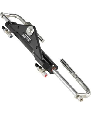 SUGIFT Front Mount Hydraulic Outboard Steering Cylinder Hc4645h For Boats Up To 150 Horsepower - Black