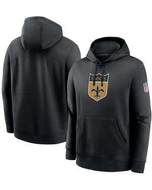 Nike New Orleans Saints 2024 Sideline Club Pullover Hoodie in Black for Men Lyst