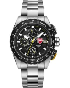 Ducati Corse Quartz Chronograph leggenda Stainless Steel Watch 42mm - Gray