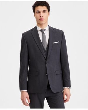 BarIII Slim-fit Wool Suit Jacket - Gray