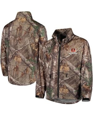Dunbrooke Cincinnati Bengals Circle Sportsman Water-resistant Packable Full-zip Jacket - Brown