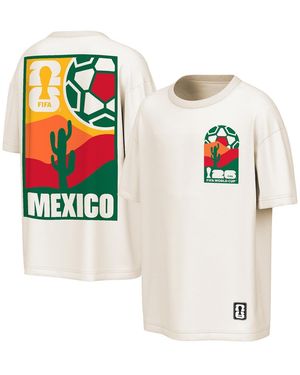 Outerstuff Mexico National Team Fifa World Cup 2026 Post Card Oversized T-shirt - White