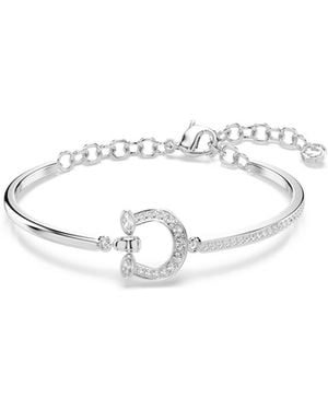 Swarovski Rhodium-plated Symbolica Bracelet - White