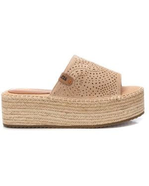 Xti Jute Wrapped Platform Sandals Refresh By - Natural
