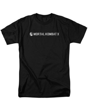 Mortal Kombat Horizontal Logo Short Sleeve Tee / T-shirt - Black