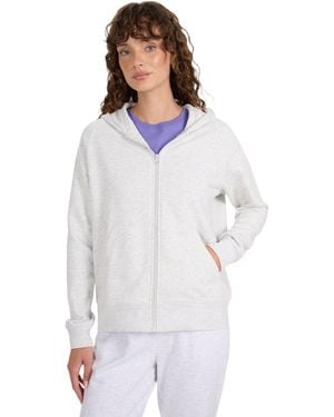 4F Zip-up Hoodie - White