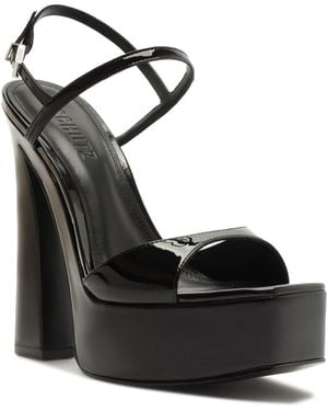 SCHUTZ SHOES Arlene Platform Sandals - Black