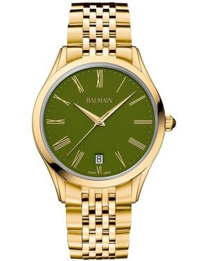 Balmain Swiss Classic R Gold Pvd Stainless Steel Bracelet Watch 41mm - Metallic