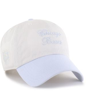 '47 47 Brand White Chicago Bears Gelato Two-tone Clean Up Adjustable Hat