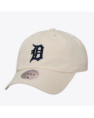 Mitchell & Ness And Detroit Tigers Off-season 1904 Strapback Adjustable Hat - White