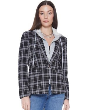 Blue Revival Helen Blazer With Removable Hoodie Insert - Blue