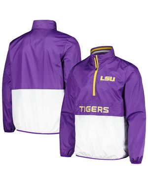 G-III 4Her by Carl Banks Lsu Tigers Cornermanâ Half-zip Top - Purple