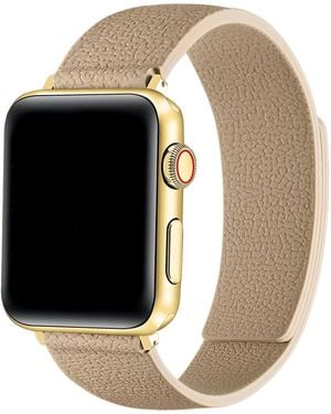 The Posh Tech Lychee Magnetic Silicone Band For Apple Watch - Black