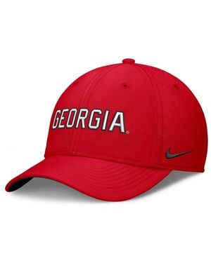 Nike Georgia Bulldogs Primetime Team Rise Flex Hat - Red