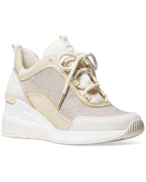 Michael Kors Michael Lolly Wedge Sneaker Sneakers - White