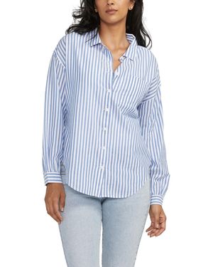 Jag Relaxed Button-down Shirt - Blue