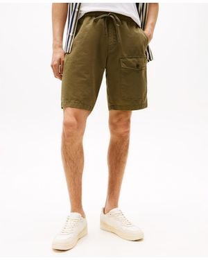 Tommy Hilfiger Relaxed-fit 9-1/2" Twill Cargo Shorts - Green