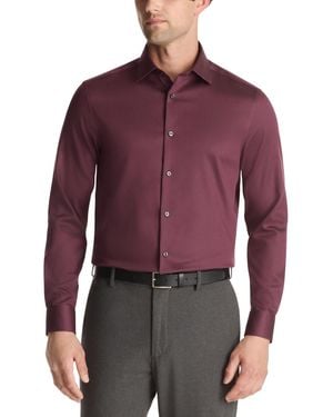 Calvin Klein Steel Plus Slim Fit Dress Shirt - Purple