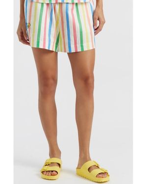 Chinti & Parker Chinti And Parker Linen-cotton Snoopy Stripe Shorts - Blue